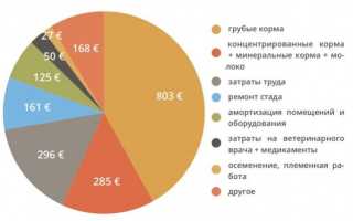 Расчет полученного прироста живой массы молодняка КРС