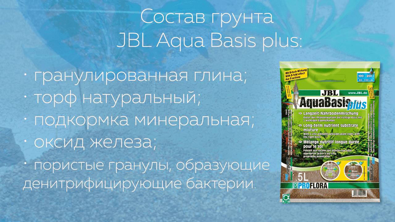 Состав грунта JBL Aqua Basis plus Состав грунта JBL Aqua Basis plus